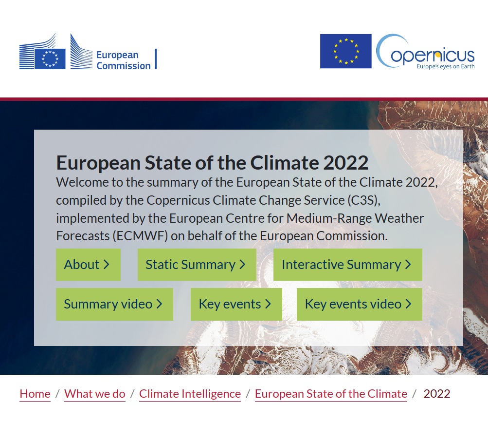 M1 European State of the Climate (ESOTC) 2022