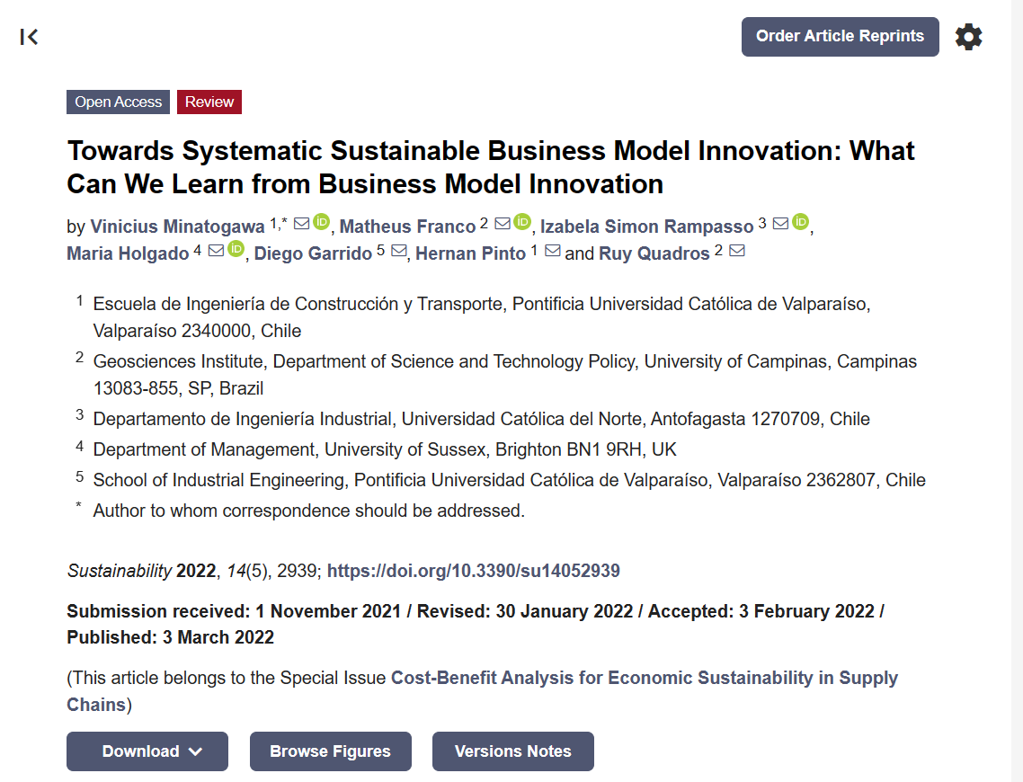 M4 Towards Systematic Sustainable Business Model Innovation